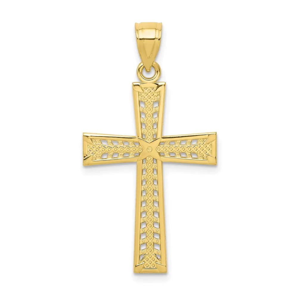 10k Cross Pendant