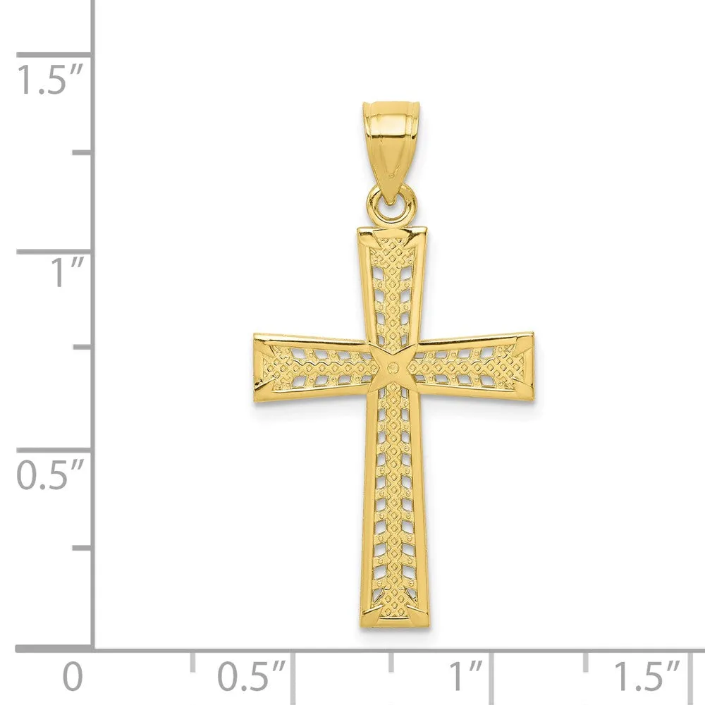 10k Cross Pendant