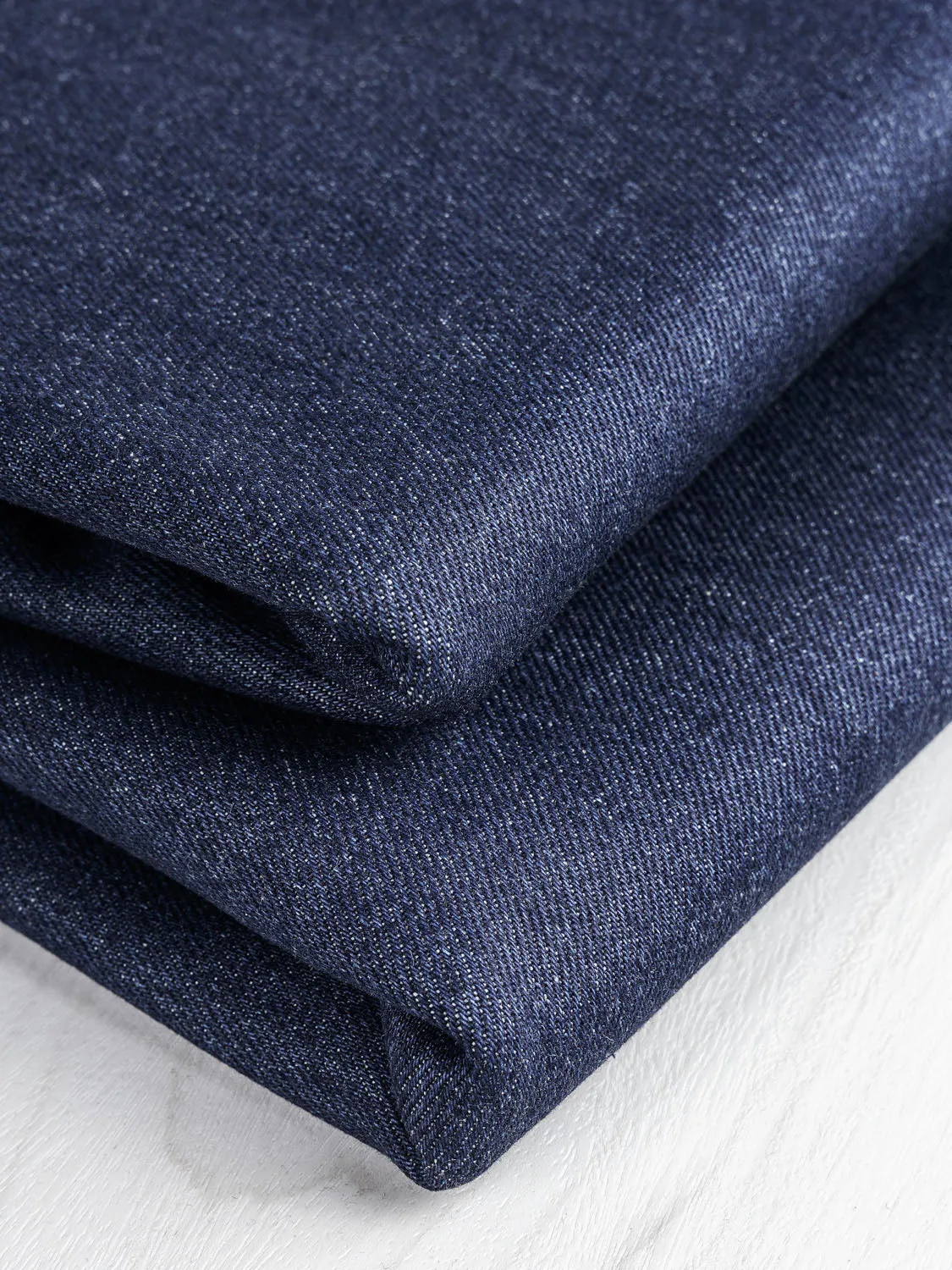 14.25 oz Non-Stretch Organic Cotton Denim - True Indigo