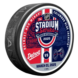 2025 NHL Stadium Series Matchup Puck