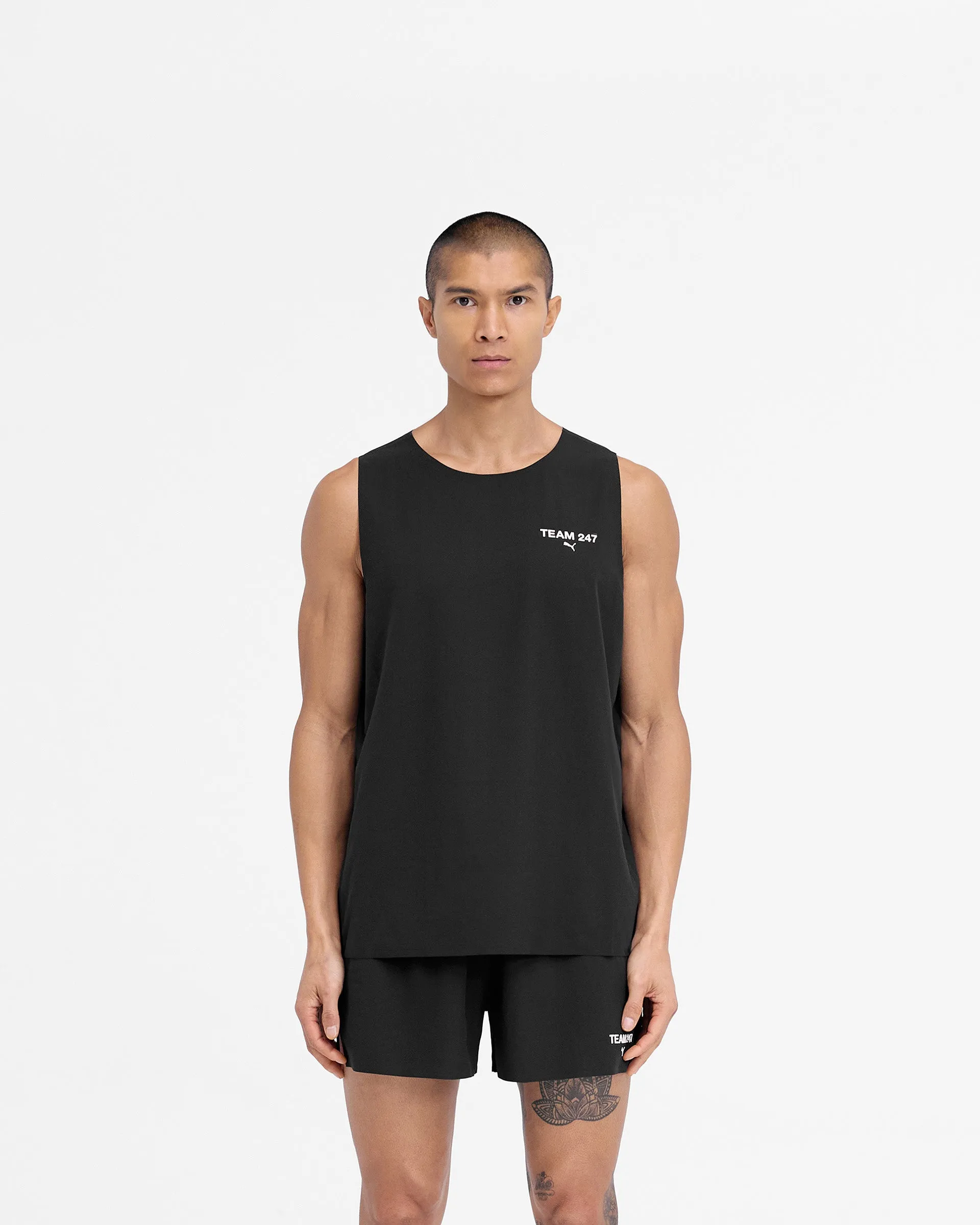 247 X Puma Oversized Tank - Black