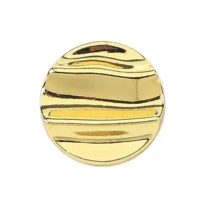 28L/36L Crinkle Wave Metal Shank Buttons for Jackets Outerwear 20pcs