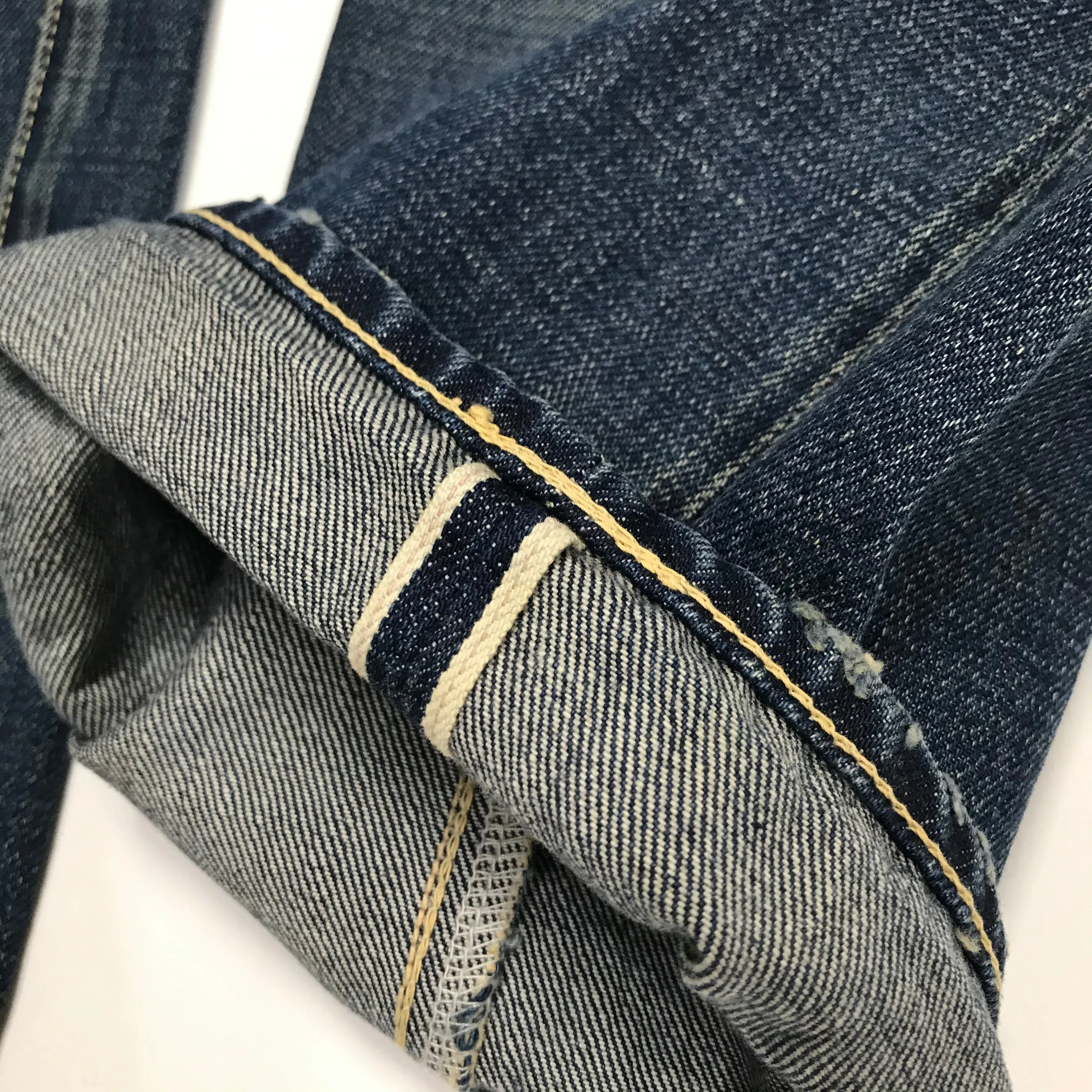[33 x 32] VISVIM Social Sculpture Damaged Selvedge Denim Jeans Indigo