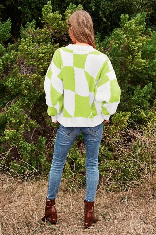 ABSTRACT ART SWEATER