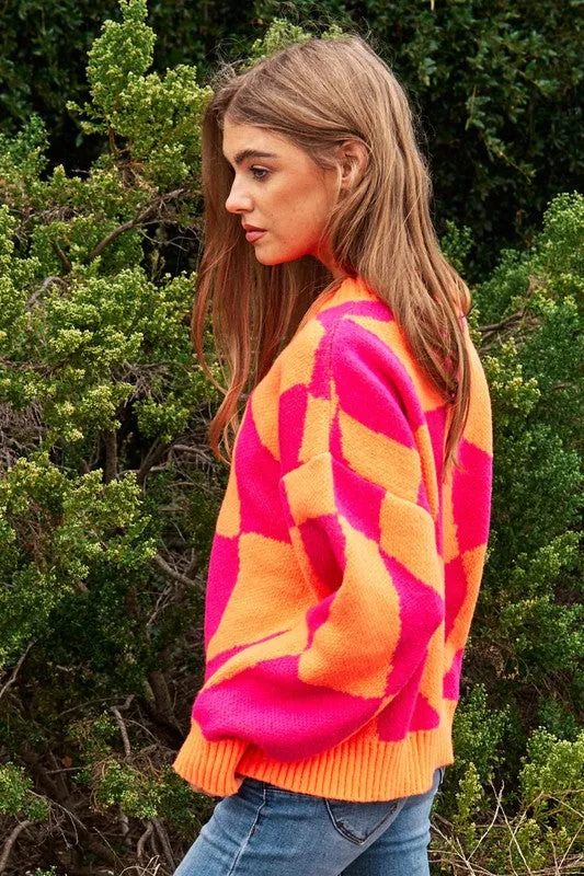 ABSTRACT ART SWEATER