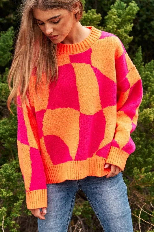 ABSTRACT ART SWEATER