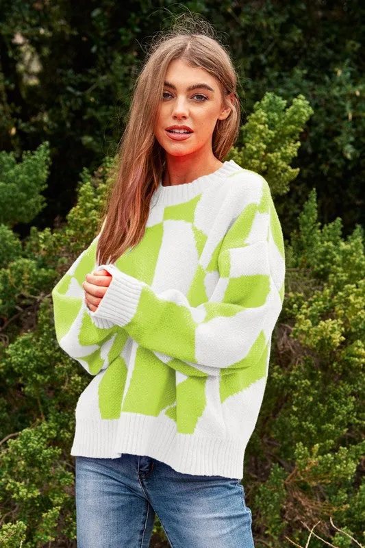ABSTRACT ART SWEATER