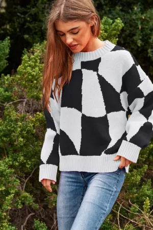 ABSTRACT ART SWEATER