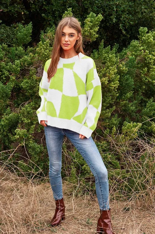 ABSTRACT ART SWEATER