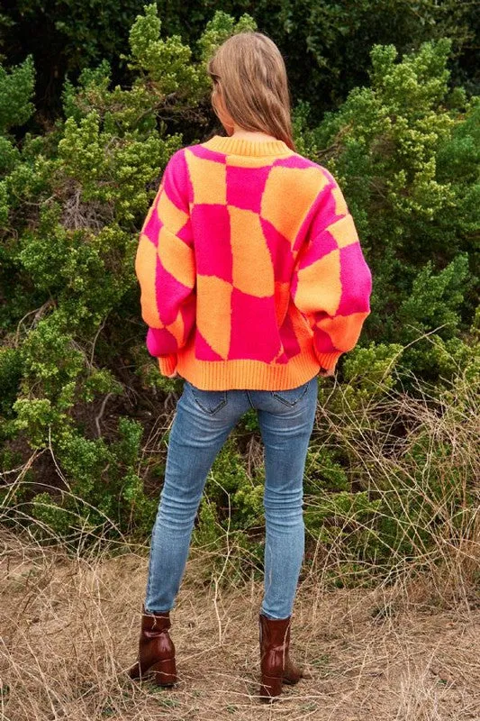 ABSTRACT ART SWEATER
