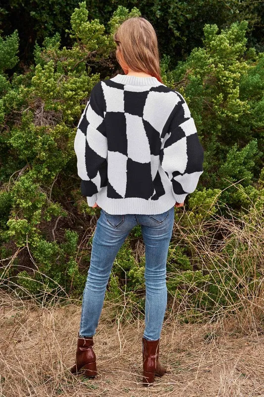 ABSTRACT ART SWEATER
