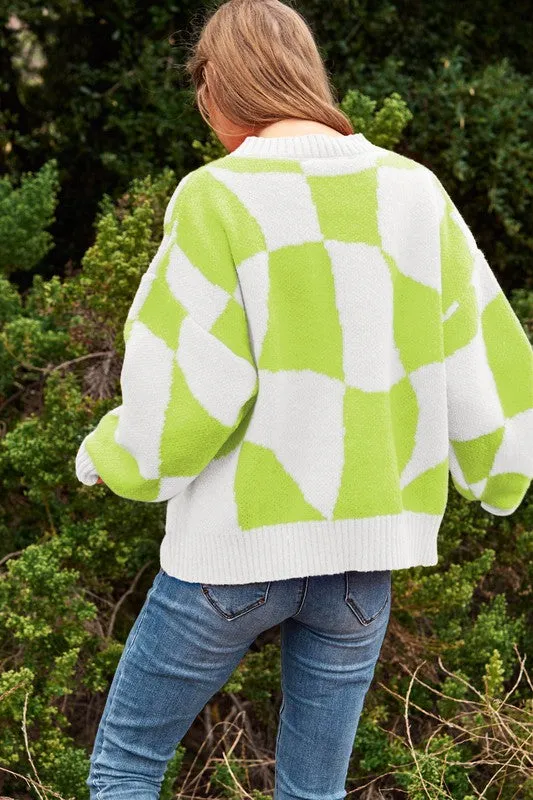 ABSTRACT ART SWEATER