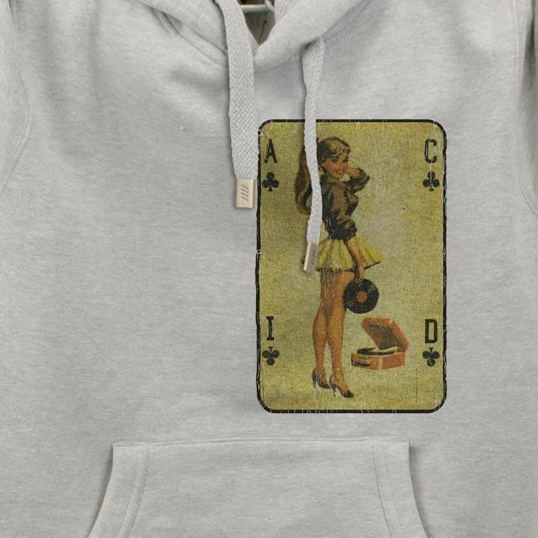 Acid House Pinup Girl Premium Hoodie