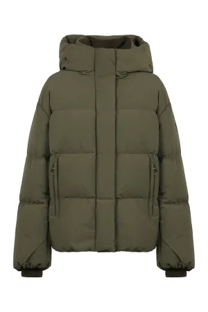 Ada Hooded short down jacket