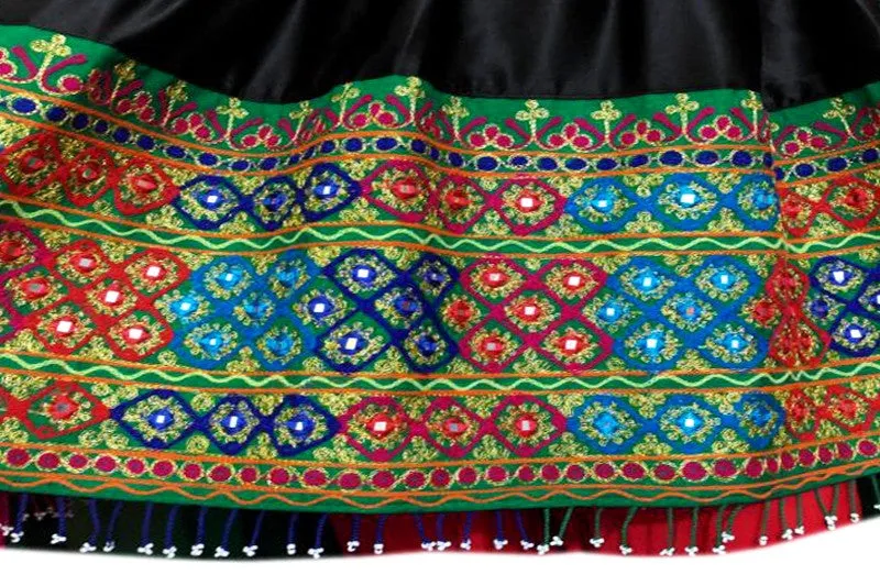 Afghan Persian Bridal Black Dress