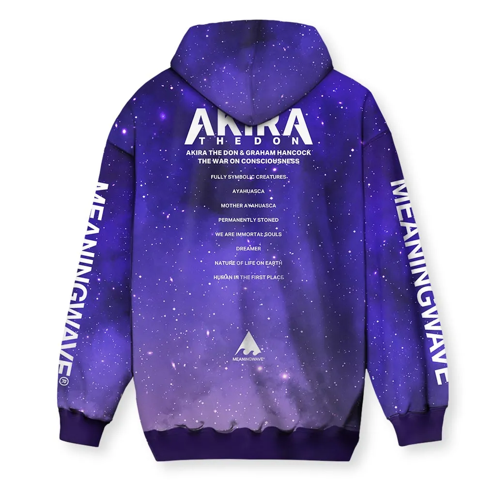 Akira The Don & Graham Hancock - The War On Consciousness Men's Zip-Up Hoodie