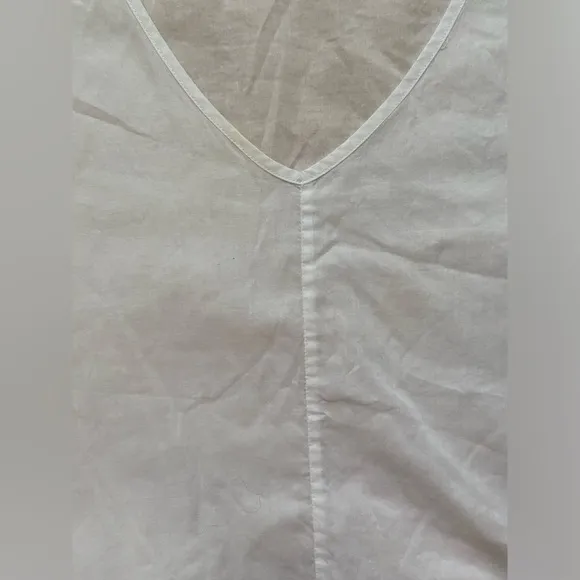 ALI GOLDEN White Pima Cotton Kimono Tunic Dress Coverup