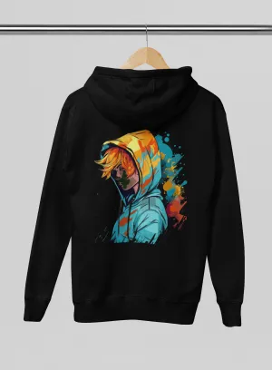 Anime Boy Black Hoodie