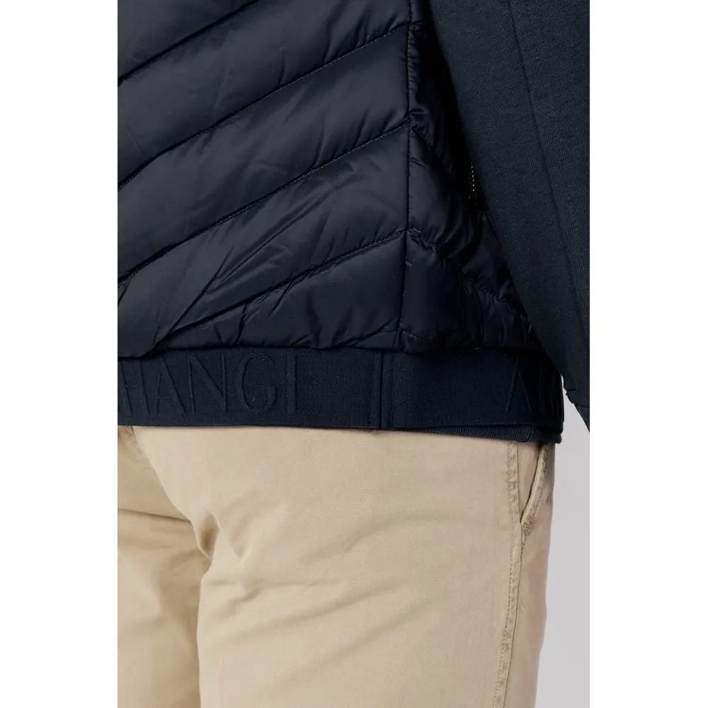 Armani Exchange Blue Polyester Jacket