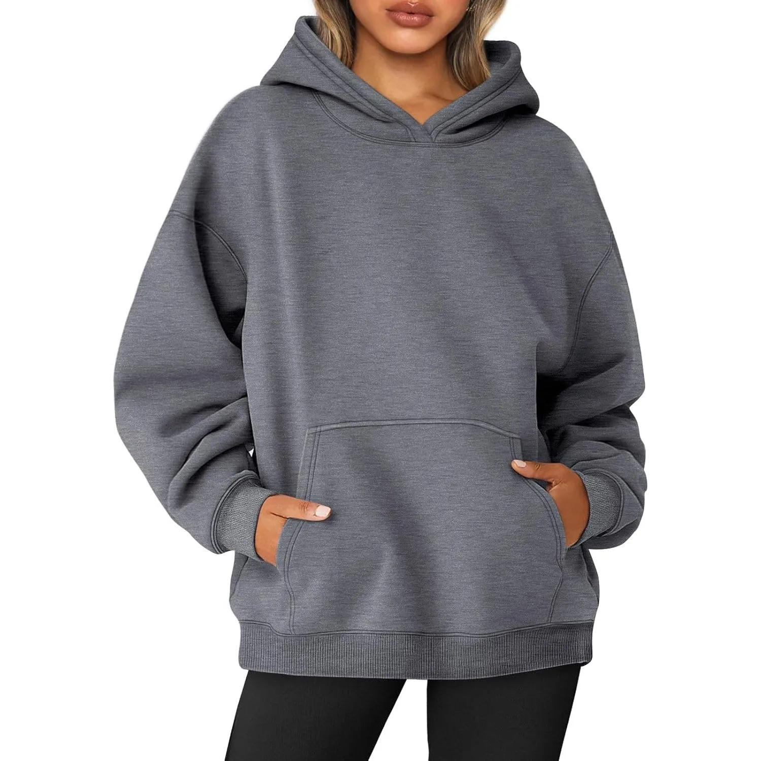 AUTOMET Womens Oversized Sweatshirts Fleece Hoodies Long Sleeve Shirts Pullover Fall Outfits 2024 with Pocket
