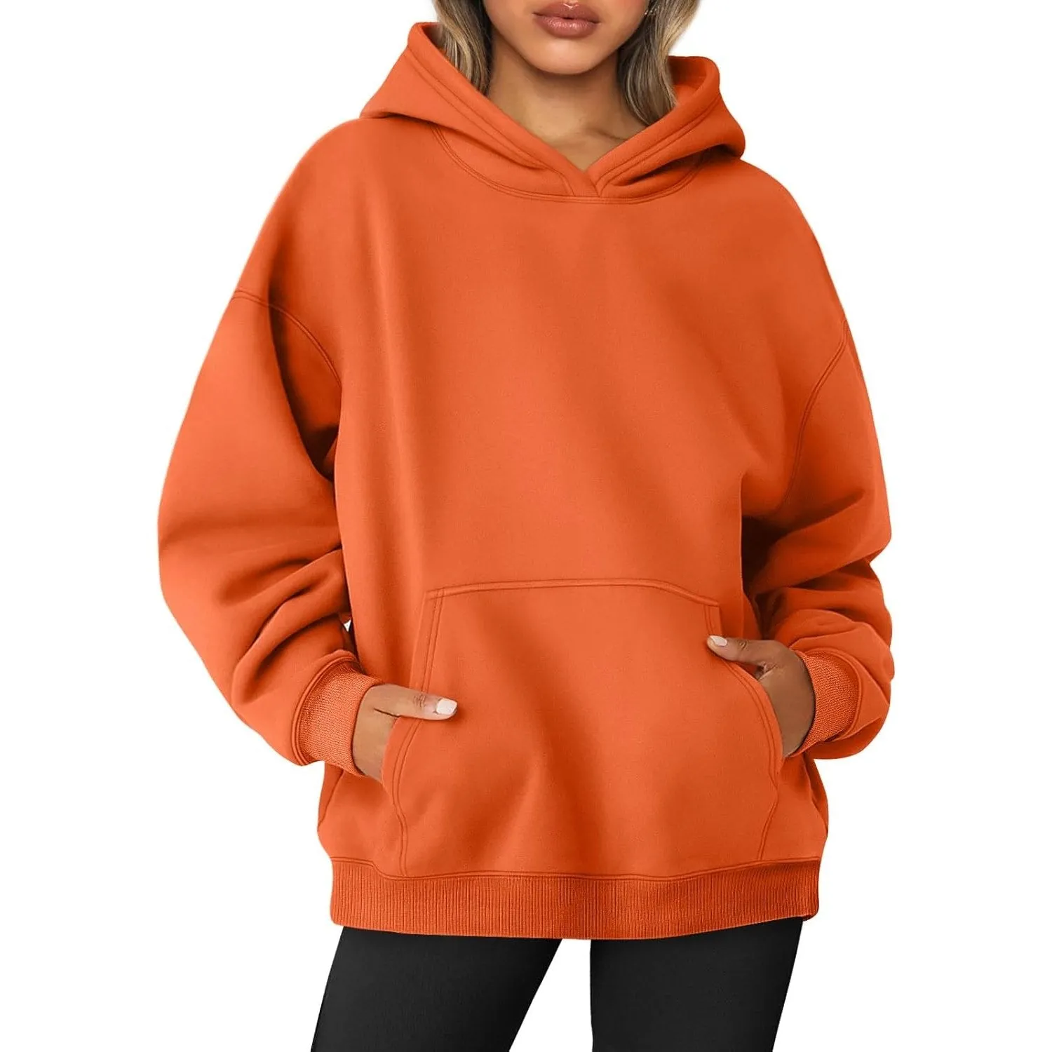 AUTOMET Womens Oversized Sweatshirts Fleece Hoodies Long Sleeve Shirts Pullover Fall Outfits 2024 with Pocket