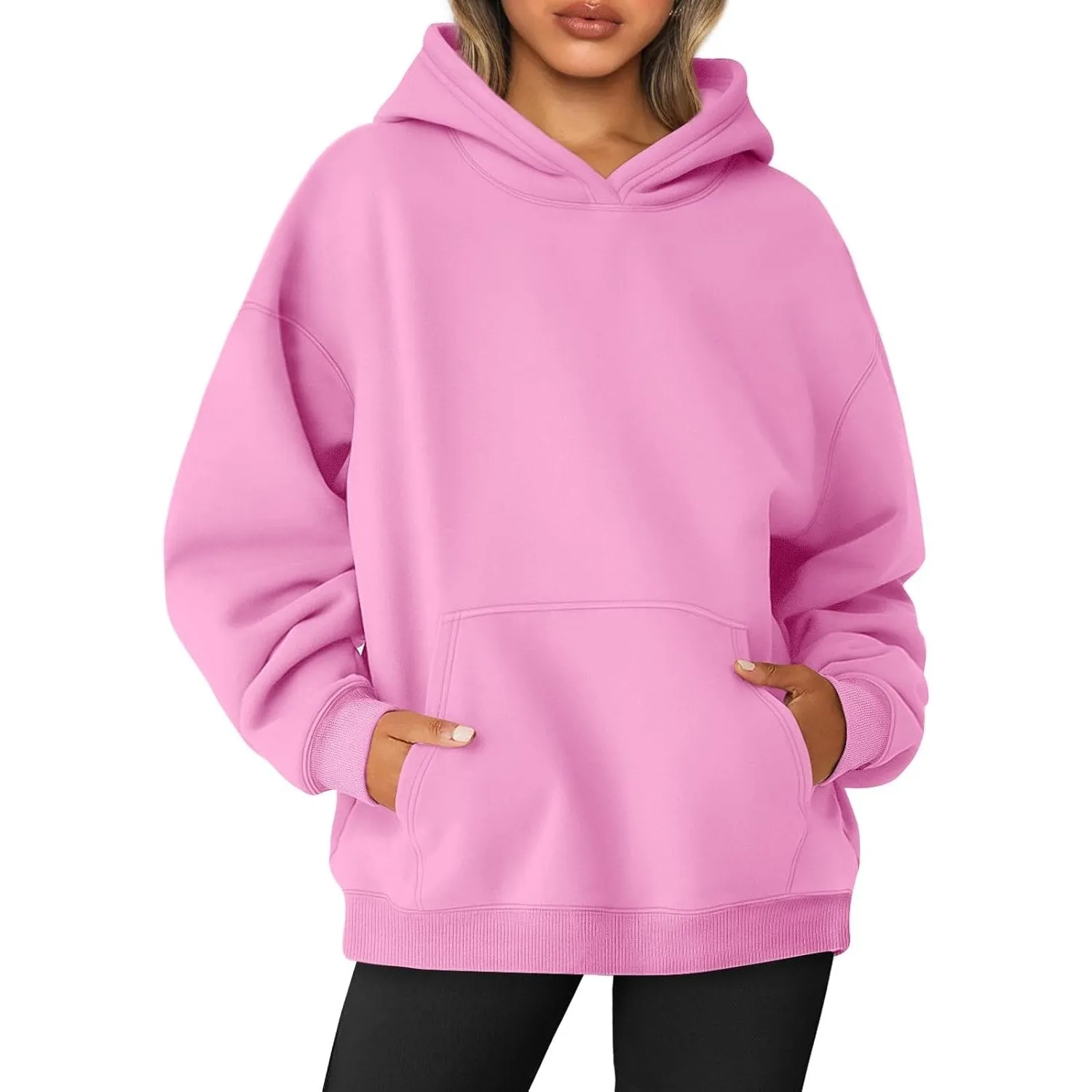 AUTOMET Womens Oversized Sweatshirts Fleece Hoodies Long Sleeve Shirts Pullover Fall Outfits 2024 with Pocket