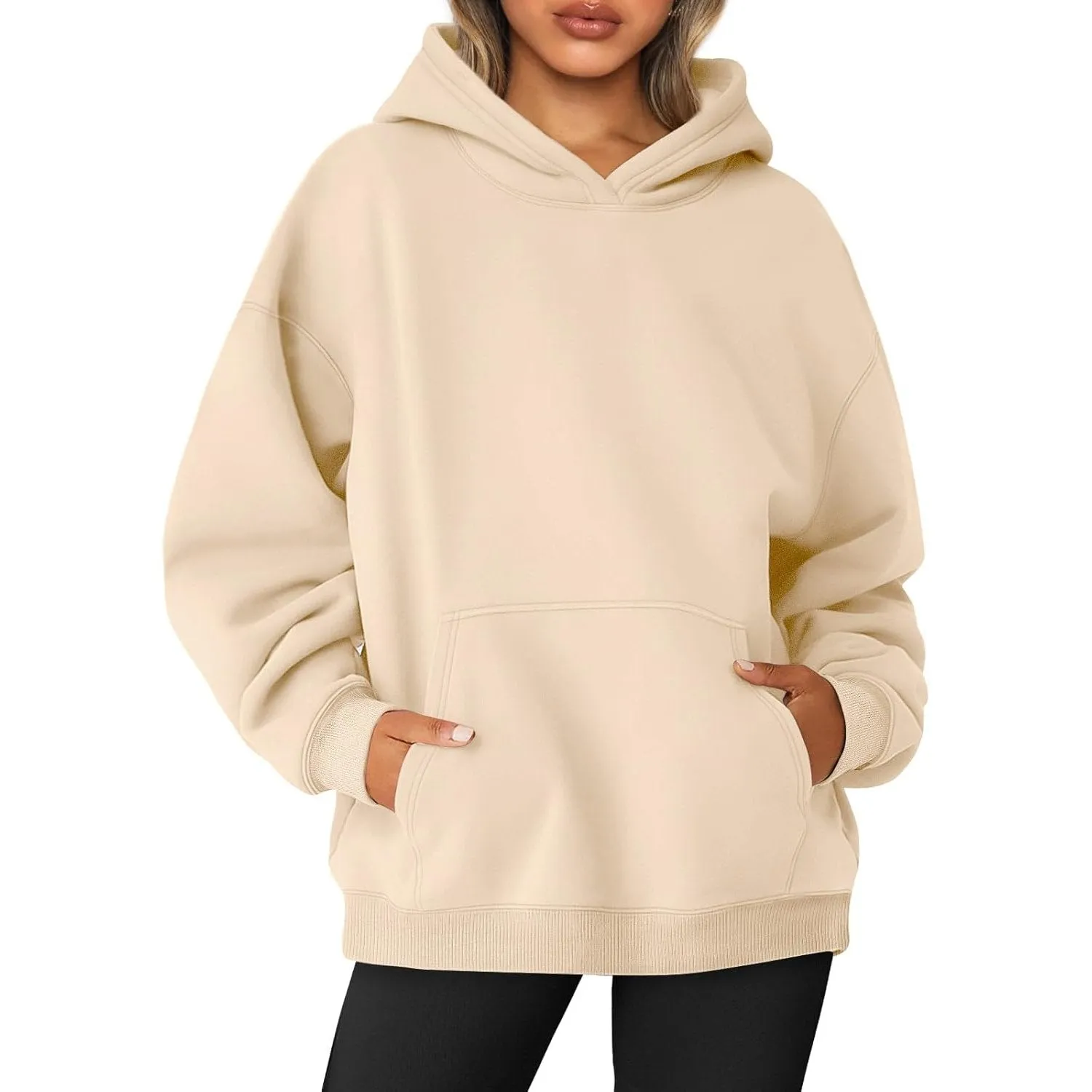 AUTOMET Womens Oversized Sweatshirts Fleece Hoodies Long Sleeve Shirts Pullover Fall Outfits 2024 with Pocket