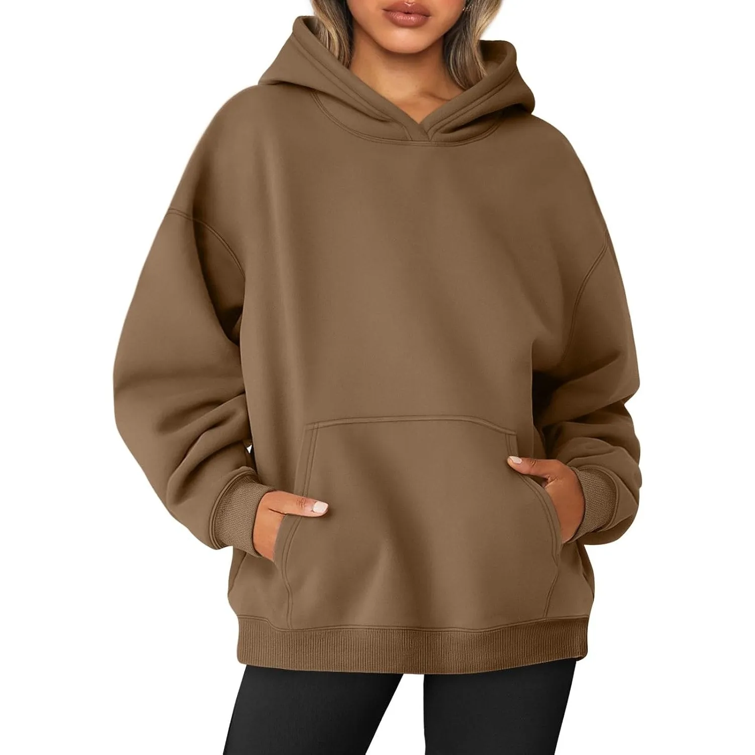 AUTOMET Womens Oversized Sweatshirts Fleece Hoodies Long Sleeve Shirts Pullover Fall Outfits 2024 with Pocket