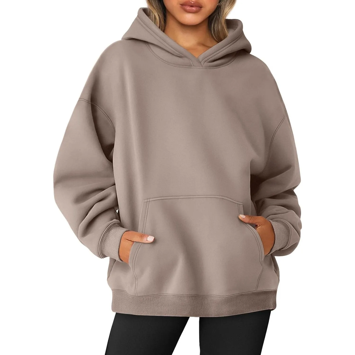 AUTOMET Womens Oversized Sweatshirts Fleece Hoodies Long Sleeve Shirts Pullover Fall Outfits 2024 with Pocket