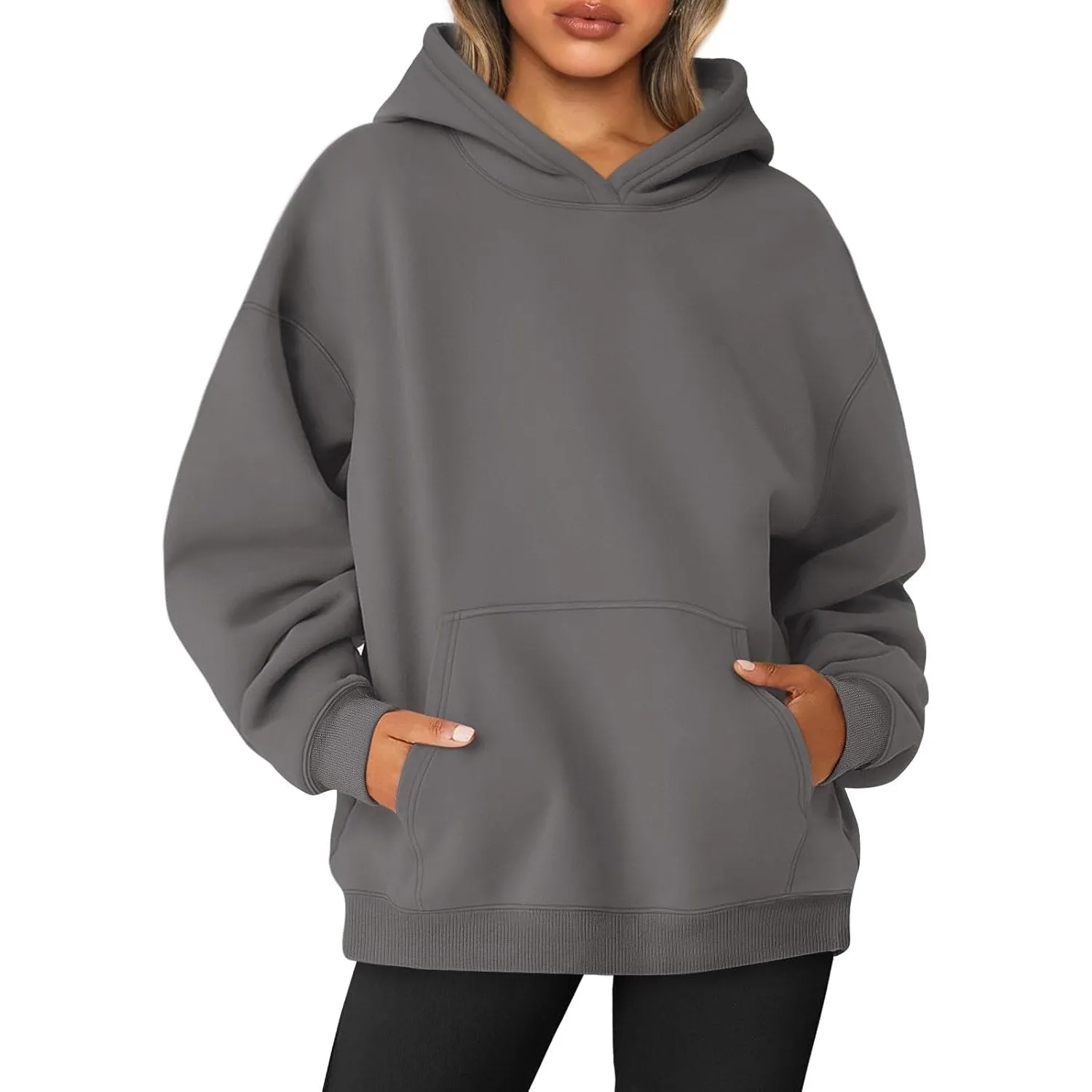 AUTOMET Womens Oversized Sweatshirts Fleece Hoodies Long Sleeve Shirts Pullover Fall Outfits 2024 with Pocket