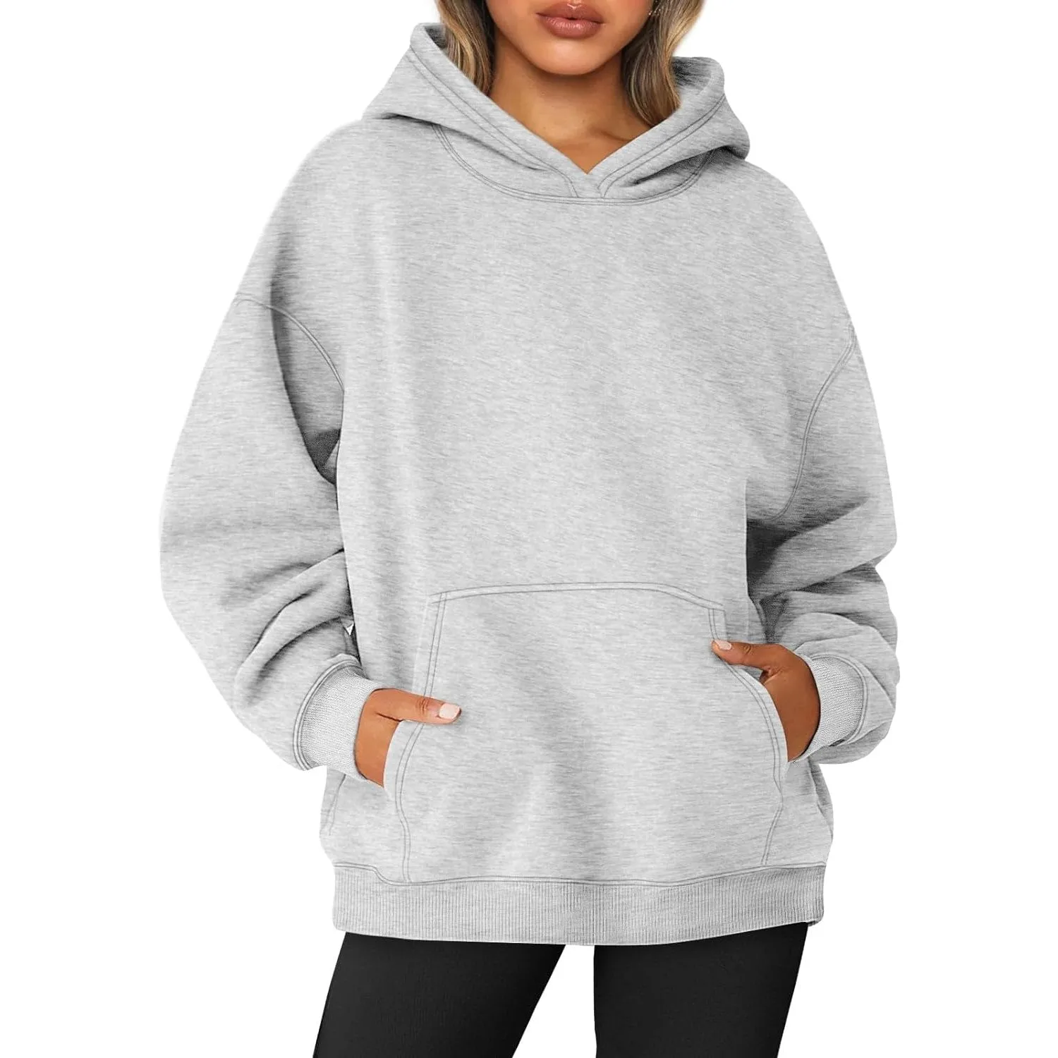 AUTOMET Womens Oversized Sweatshirts Fleece Hoodies Long Sleeve Shirts Pullover Fall Outfits 2024 with Pocket