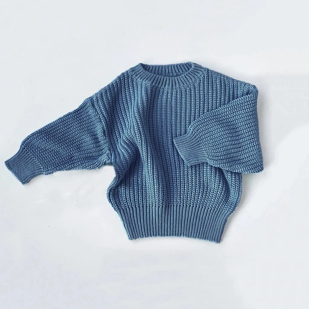 Autumn Children Sweaters Kids Knit Wear Kids Knitting Pullovers Tops Baby Girl Boy Sweaters Spring Kids Sweaters