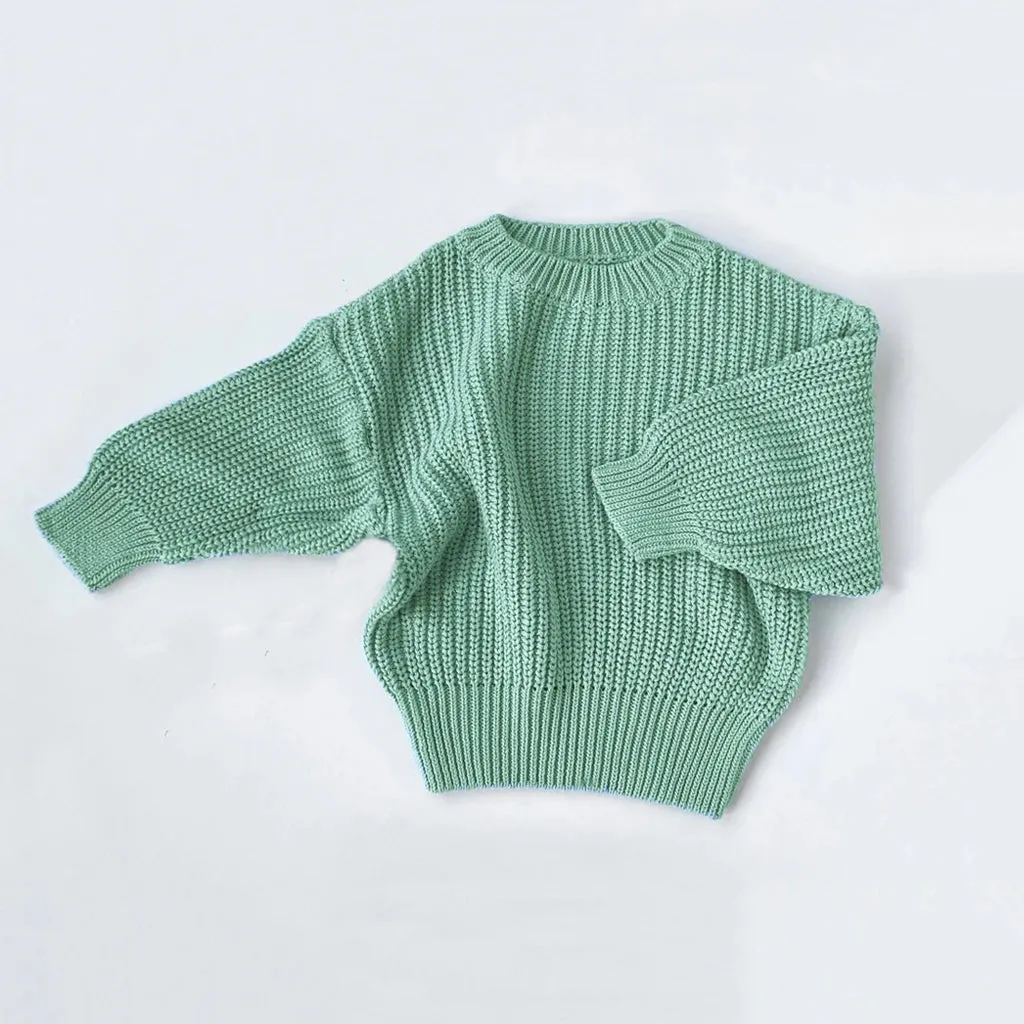 Autumn Children Sweaters Kids Knit Wear Kids Knitting Pullovers Tops Baby Girl Boy Sweaters Spring Kids Sweaters