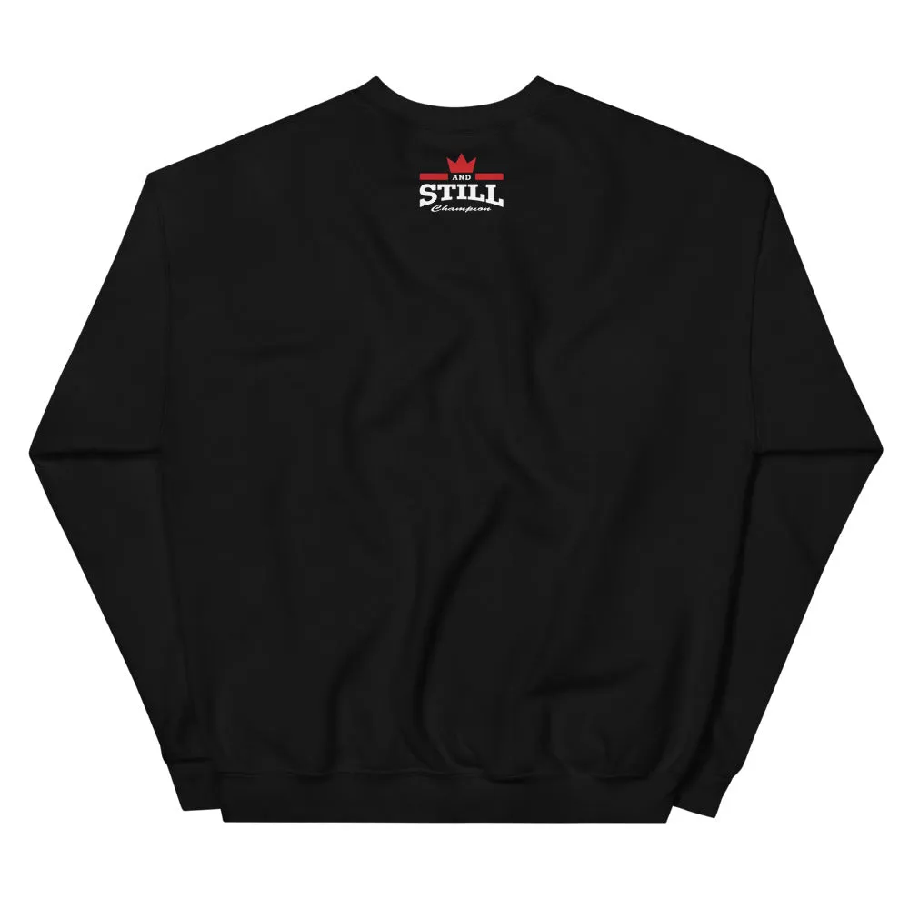 Be Your Beast Lioness with ASC logo on back label women's sweatshirt