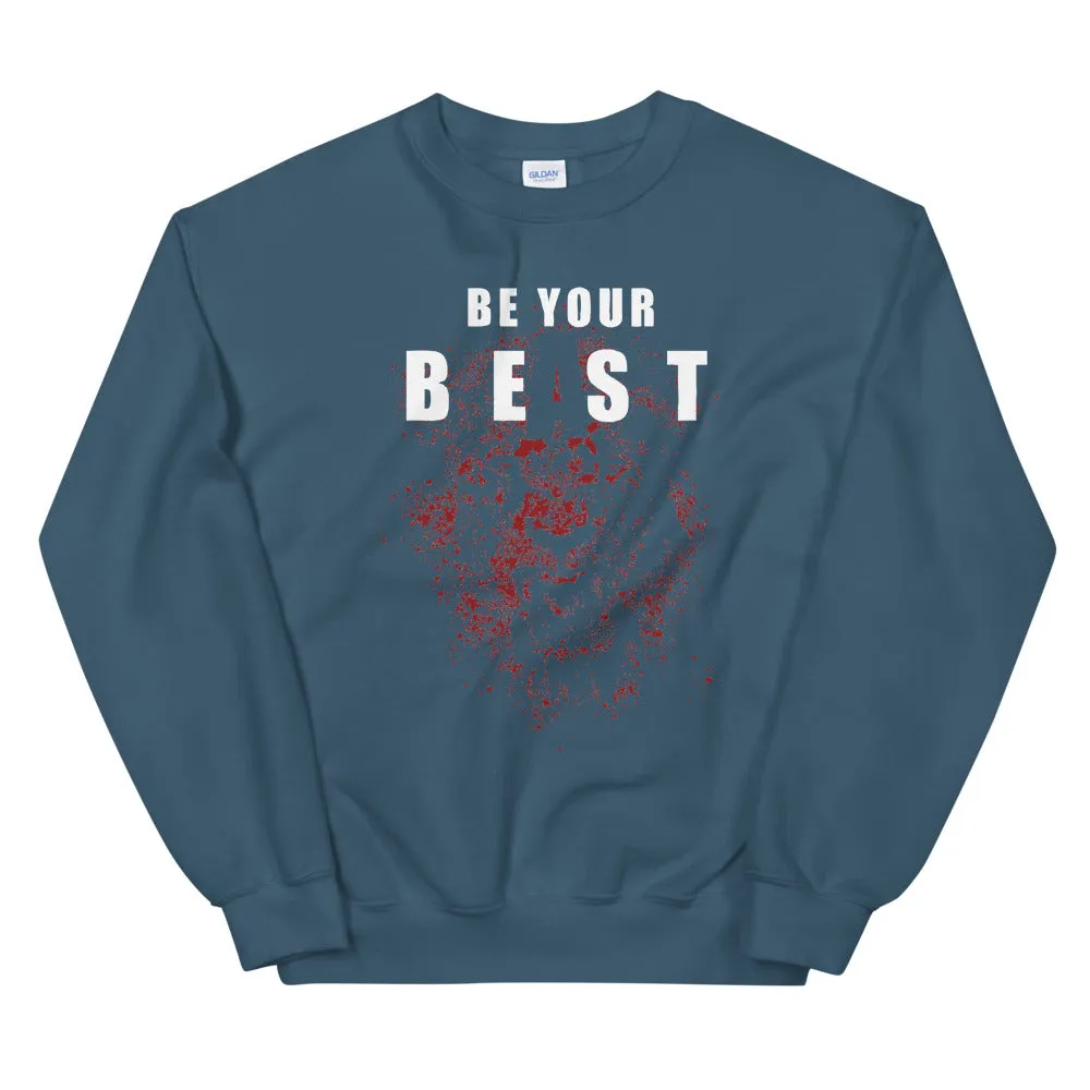 Be Your Beast Lioness with ASC logo on back label women's sweatshirt