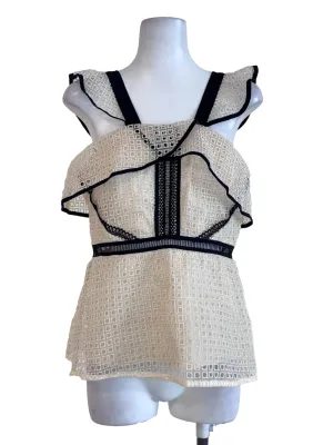 Beige Textured Top
