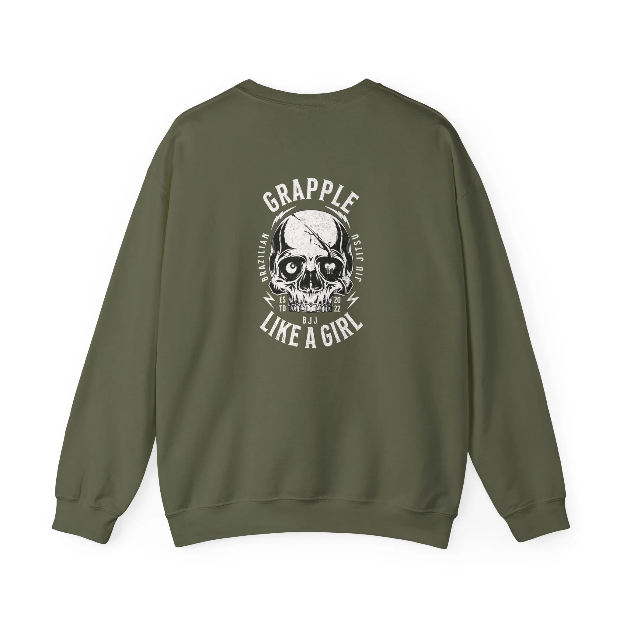 BJJ Women's Crewneck Sweater - Shut up & train.
