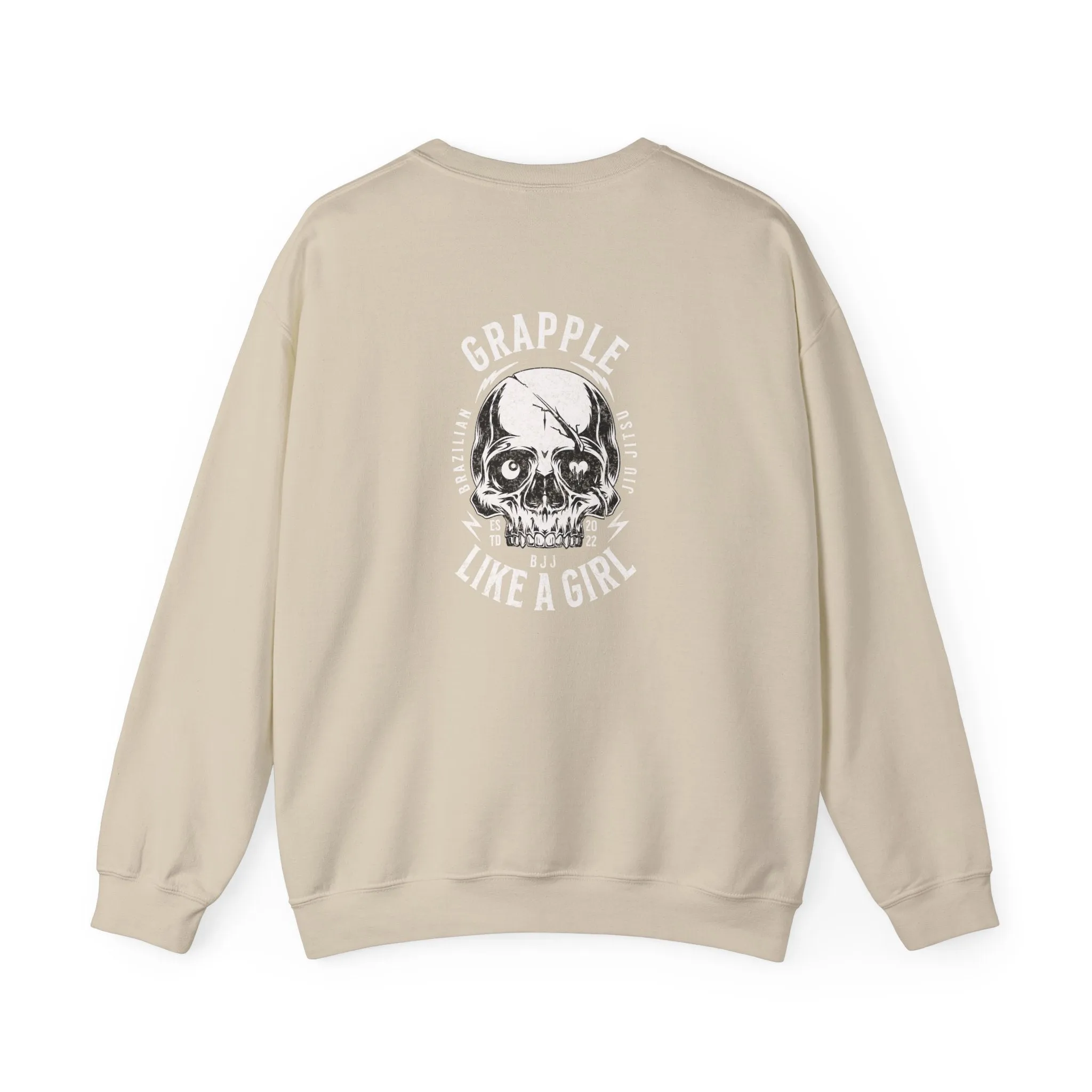 BJJ Women's Crewneck Sweater - Shut up & train.