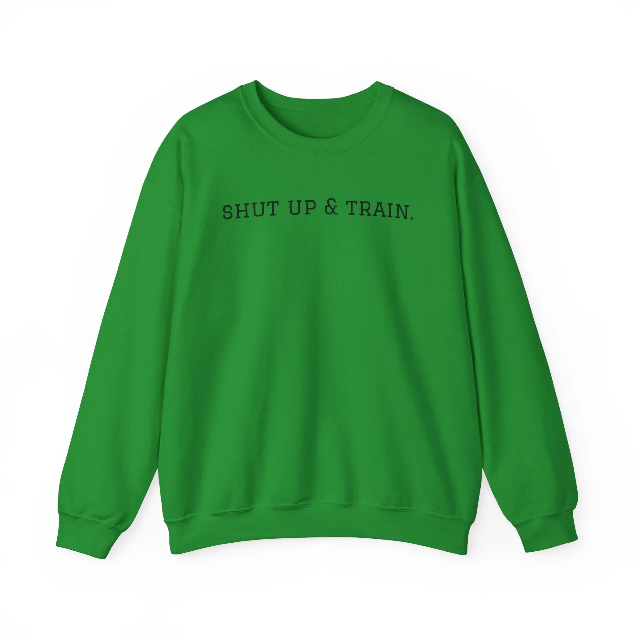 BJJ Women's Crewneck Sweater - Shut up & train.