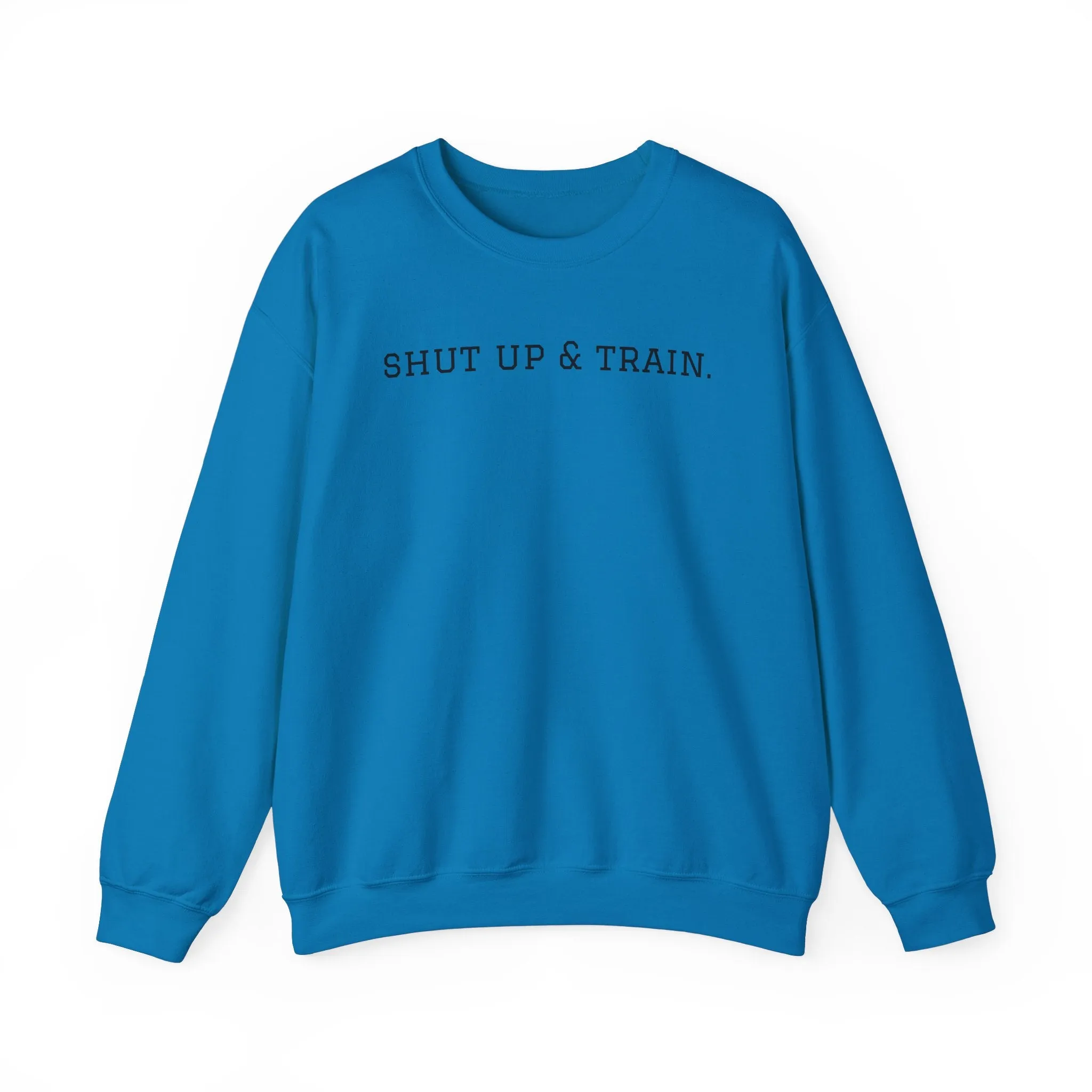 BJJ Women's Crewneck Sweater - Shut up & train.