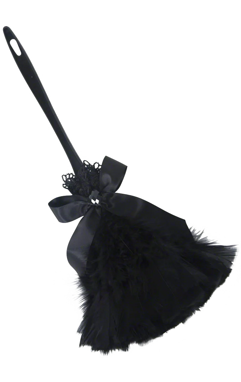 Black Feather Duster