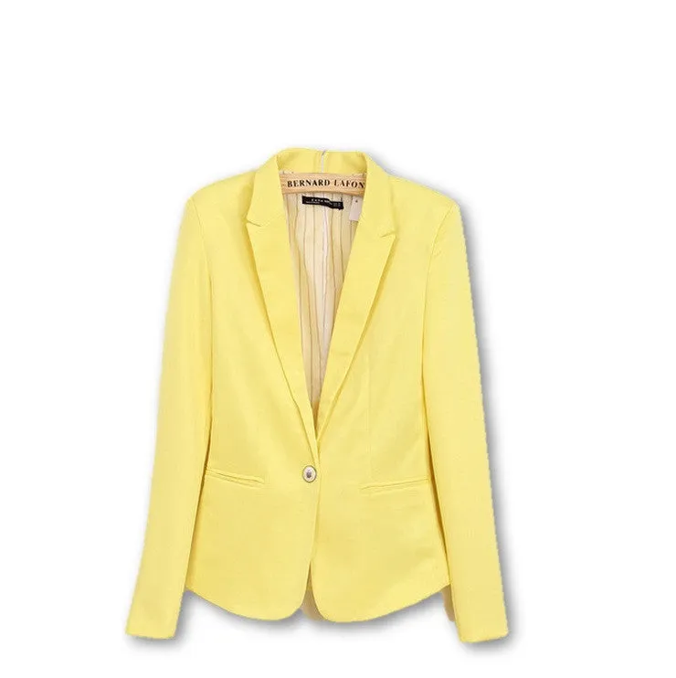 blazer women suit blazer foldable brand jacket made of cotton & spandex with lining Vogue refresh blazers