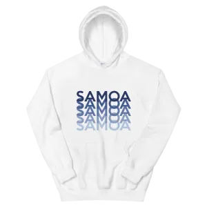 Blue Samoa Repeat *ADULT HOODIE*