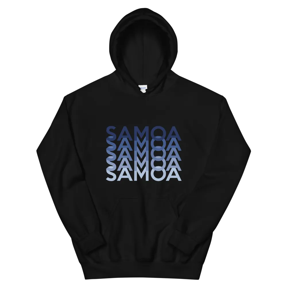 Blue Samoa Repeat *ADULT HOODIE*