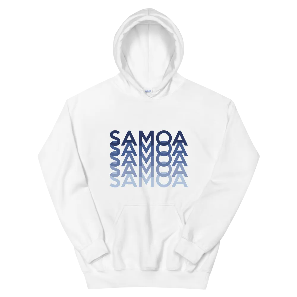 Blue Samoa Repeat *ADULT HOODIE*