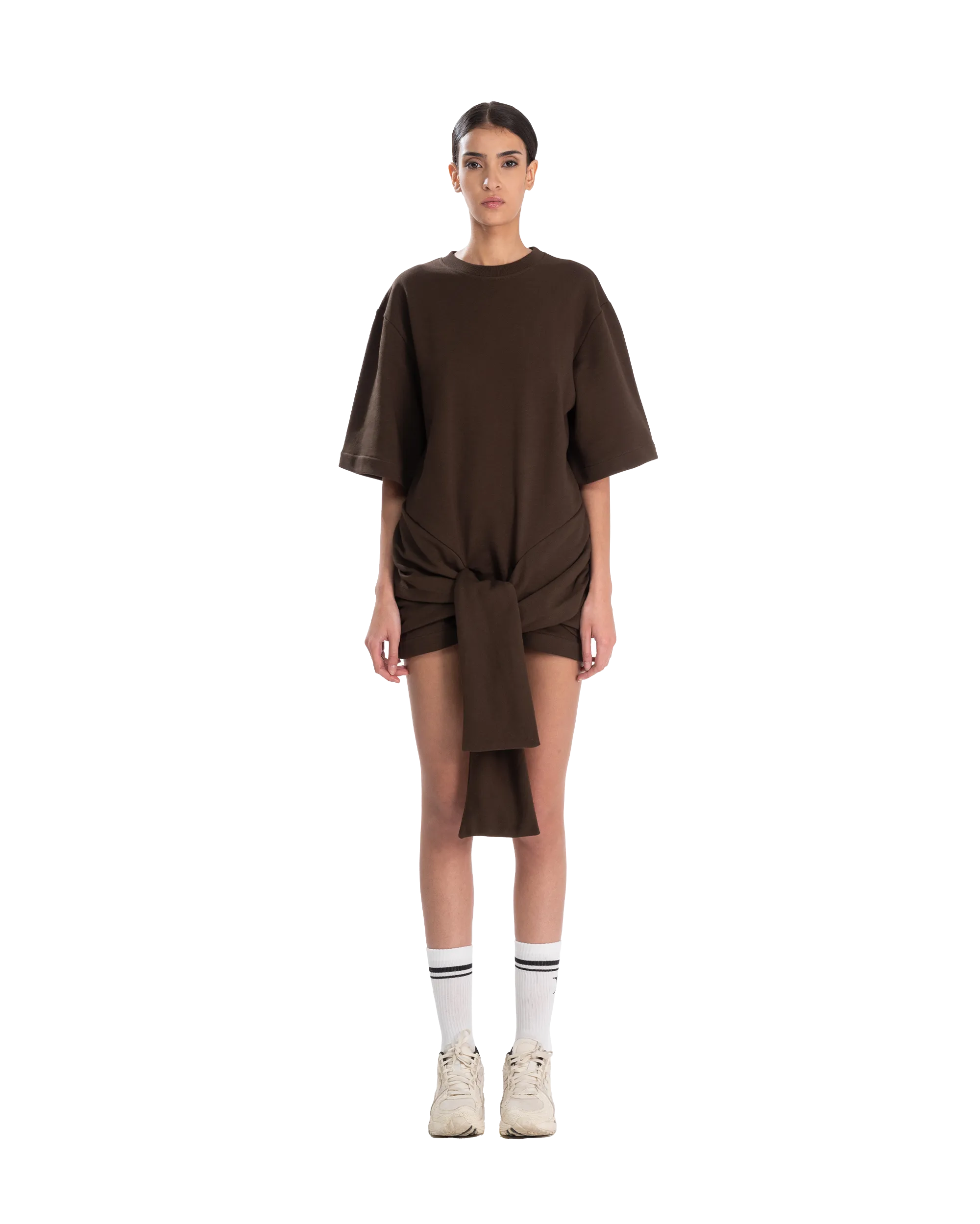 Bow T-shirt Chocolate