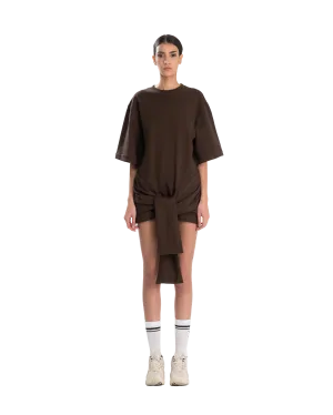 Bow T-shirt Chocolate