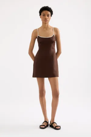 BRIA LINEN MINI DRESS