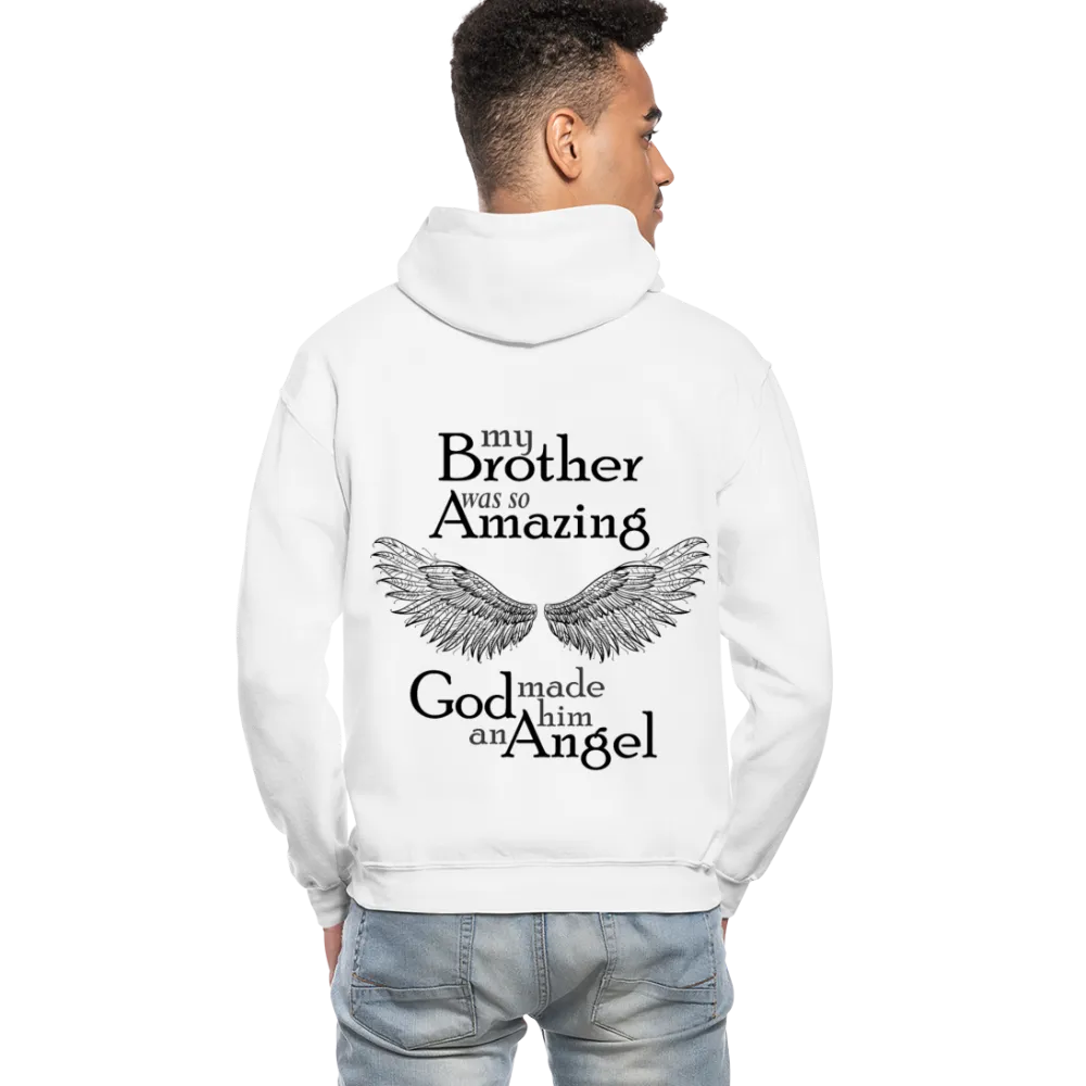 Brother Amazing Angel Sister of an Angel Gildan Heavy Blend Adult Hoodie