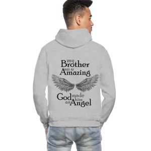 Brother Amazing Angel Sister of an Angel Gildan Heavy Blend Adult Hoodie